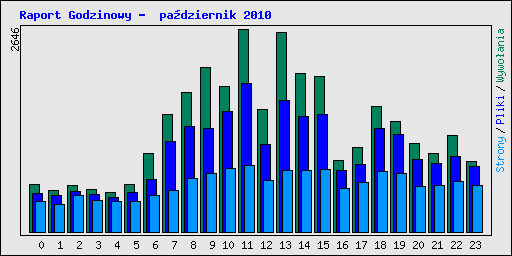 Raport Godzinowy -  padziernik 2010